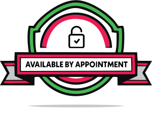 Available By Appointment Badge